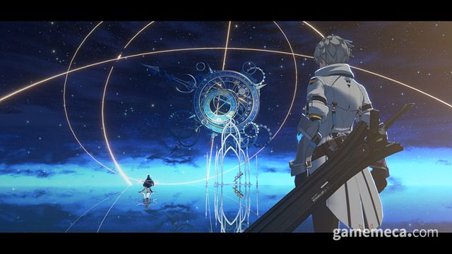 하얀 머리의 단장과 대마녀 알리시아 (사진출처: 스팀 상점 페이지)