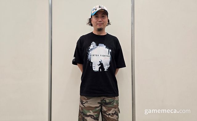 뉴 버추어 파이트 프로젝트 야마다 리이치로 프로듀서 (사진: 게임메카 촬영)