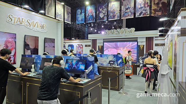 도쿄게임쇼 2025 스튜디오비사이드 부스 현장 (사진: 게임메카 촬영)