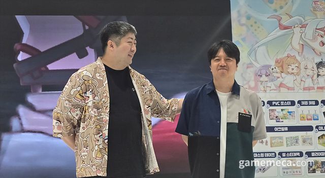 에피드게임즈 한정현 대표, 심정선 부대표에게 이야기를 들어 보았다 (사진: 게임메카 촬영)