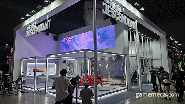 넥슨 퍼스트 디센던트 부스 (사진: 게임메카 촬영)