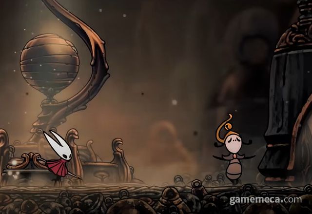 에릭 바론이 목소리로 참여한 할로우 나이트: 실크송 (사진출처: 게임 공식 트레일러 갈무리)