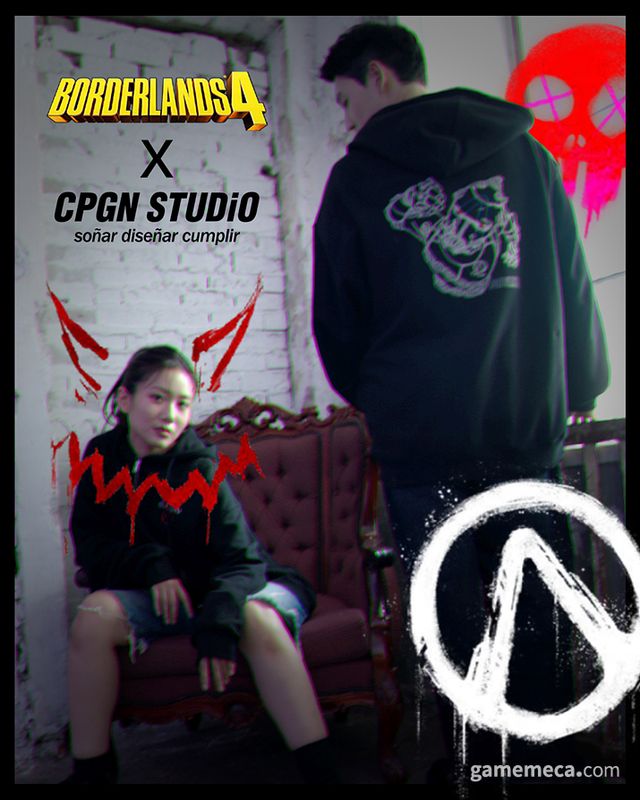 보더랜드 4 X 꼼파뇨 콜라보 후디 (사진제공: 2K)