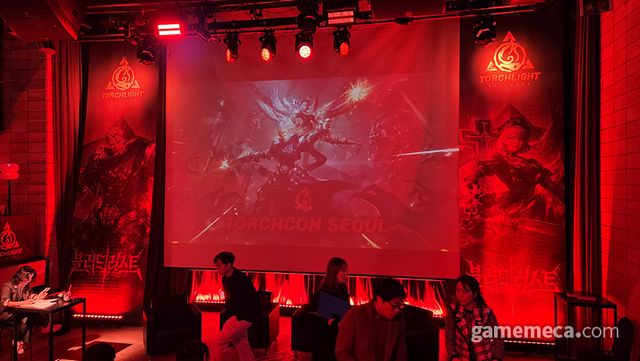 주요 행사가 이어질 무대에는 (사진: 게임메카 촬영)