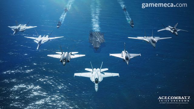 에이스 컴뱃 7, 700만 장 판매 기념 월페이퍼 (사진출처: 에이스 컴뱃 공식 홈페이지)