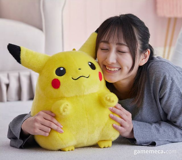 피카츄 봉제 인형 이미지 (사진출처: 다카라 토미 공식 홈페이지)