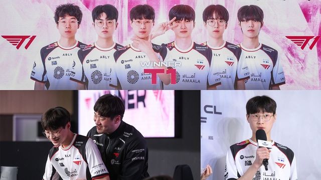 ▲ LCK CL 플레이오프 결승전에 진출한 T1 (사진제공: KeSPA)