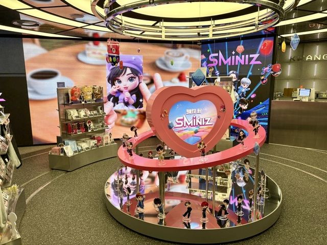 슴미니즈 테마로 꾸며진 SM 광야스토어 (사진제공: 카카오게임즈)