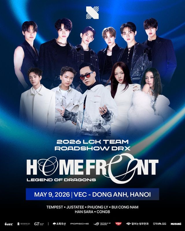 DRX가 베트남 하노이에서 LCK 첫 해외 팀 로드쇼를 개최한다.(사진제공: DRX)