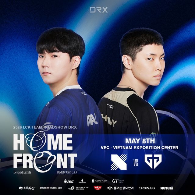 DRX가 베트남 하노이에서 LCK 첫 해외 팀 로드쇼를 개최한다.(사진제공: DRX)