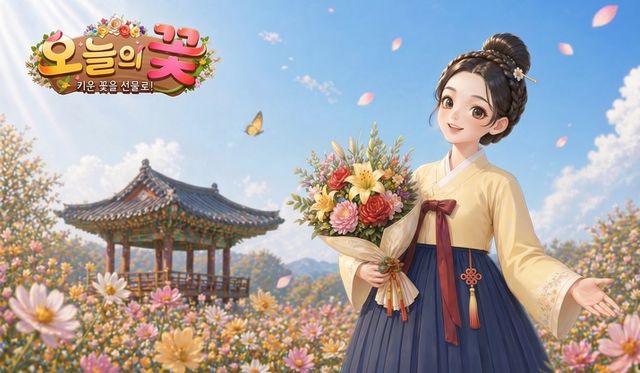 오늘의 꽃 사전예약 시작 이미지(사진제공: 유조이게임즈)