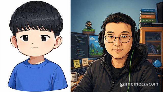 왼쪽부터 박종명, 정도일 개발자 (사진제공: 비정상녀석들)