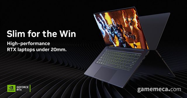 엔비디아 슬림 게이밍 노트북 대표 이미지 (사진제공: 엔비디아)