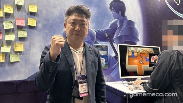 대원미디어 김형길 부장 (사진: 게임메카 촬영)