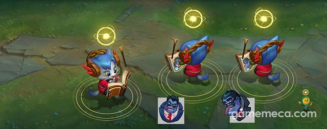T1 '톰' 감독을 고양이로 재해석한 와드 스킨, 책에 문도 박사 그림도 그려져 있다 (사진제공: 라이엇게임즈)