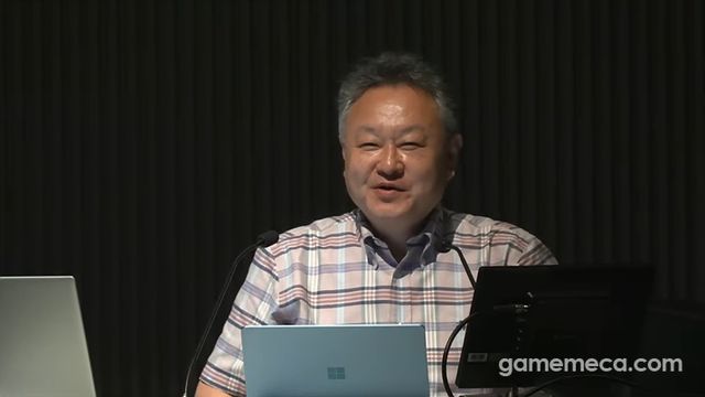 CEDEC 2026 기조강연에 참가한 요시다 슈헤이 (사진출처: CEDEC 기조강연 라이브 갈무리)