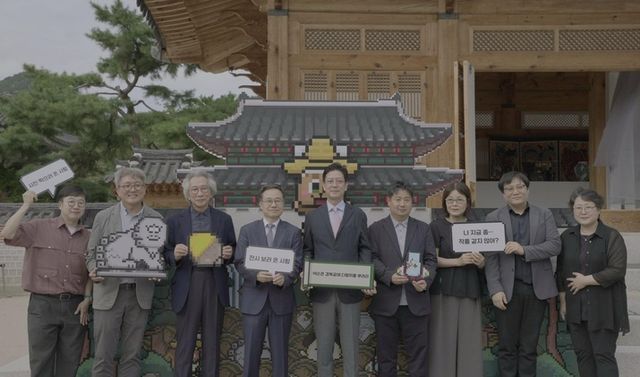 바람의나라 IP 활용 전통공예 작품 전시 모습(사진제공: 넥슨재단)