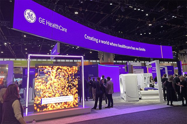 GE헬스케어가 RSNA 2023 에 참가하여 40여 개의 AI 기반 의료영상 솔루션 선보였다 /사진 제공=GE헬스케어