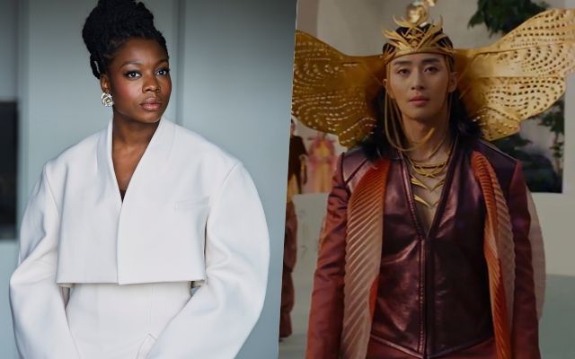 '더 마블스'를 연출한 니아 다코스타 감독과 작품 속 박서준의 모습 / 사진 : 월트디즈니컴퍼니 코리아