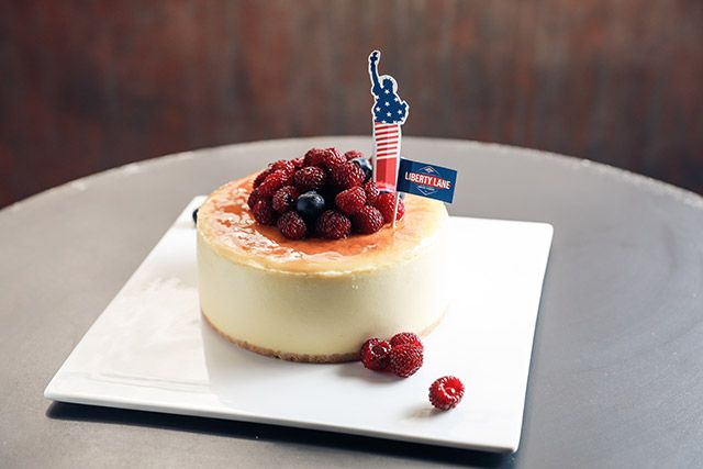 리버티레인 크림치즈를 활용한 치즈케이크 /사진=베이크플러스 제공