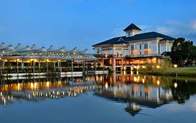 이스트우드 밸리GC의 클럽하우스 전경.