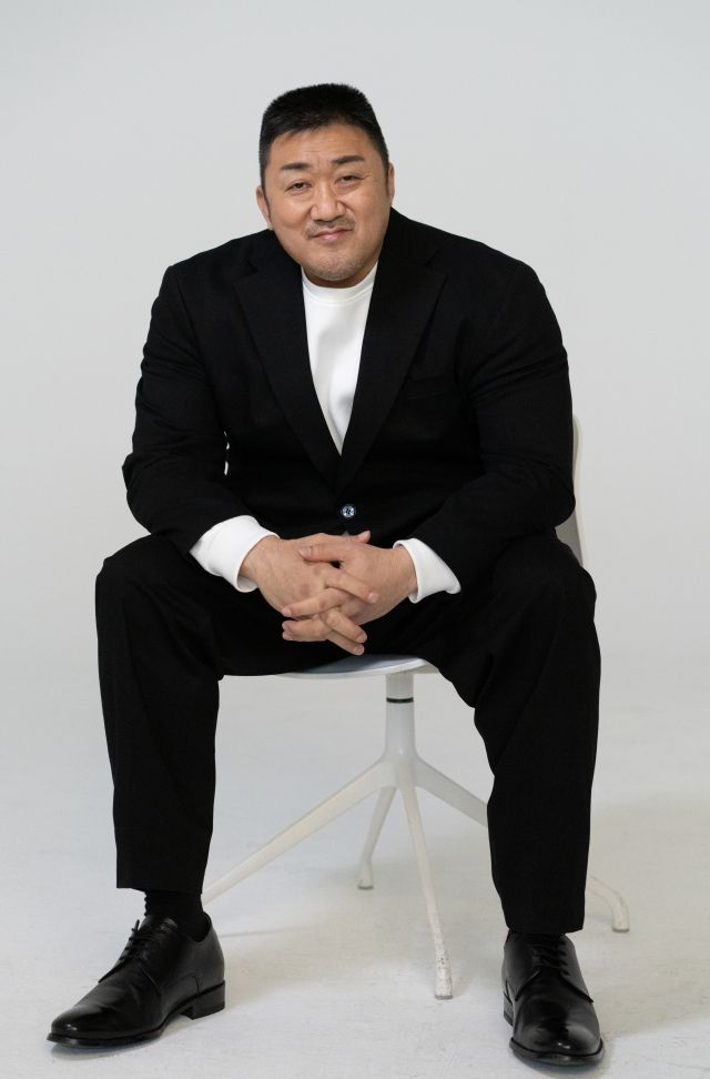 영화 '범죄도시3'에서 마석도 역을 맡은 배우 마동석 / 사진 : 에이비오엔터테인먼트 제공