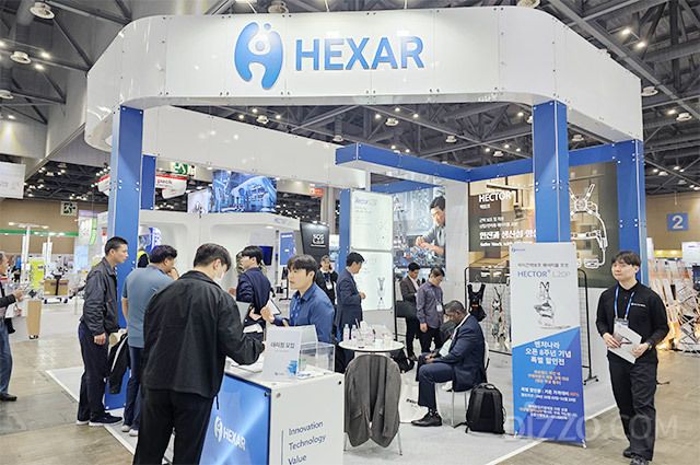 ‘2024 로보월드’ 헥사휴먼케어 부스 /사진=김정아 기자