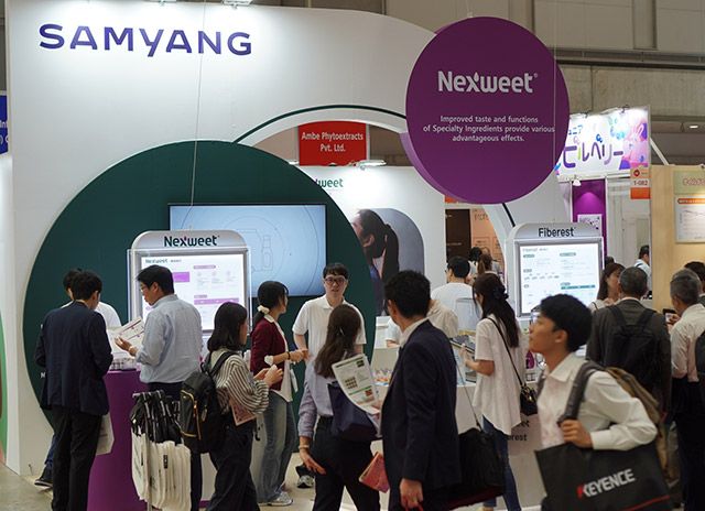 삼양사는 일본 도쿄에서 열린 식품전시회 ‘HI Japan 2024’에 참가해 23일부터 25일까지 스페셜티 식품 소재를 선보이고 있다./사진=삼양사