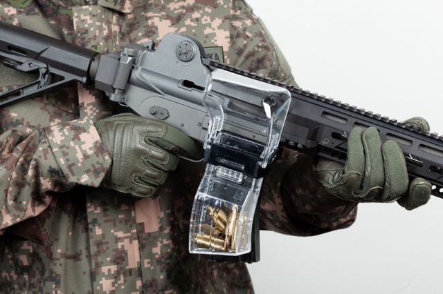 즉각조치 가능 탄피받이 / 사진 제공=팔월삼일