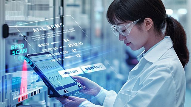 이지메디컴이 새롭게 론칭한 시약 관리시스템 ‘AI L-SRMS’ /사진 제공=이지메디컴
