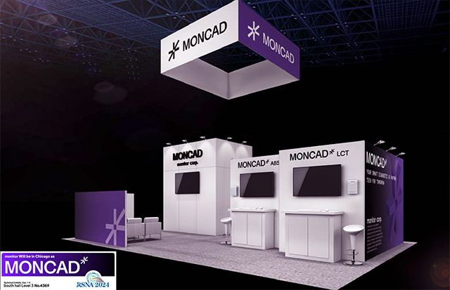 RSNA2024 MONCAD 부스 조감도 /이미지 제공=모니터코퍼레이션