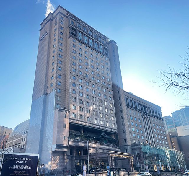 그랜드 머큐어 임피리얼 팰리스 서울 강남 외관(사진촬영=서미영 기자)