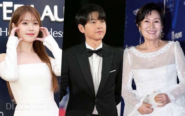 아이유-송중기-김혜자 / 사진: 디지틀조선DB