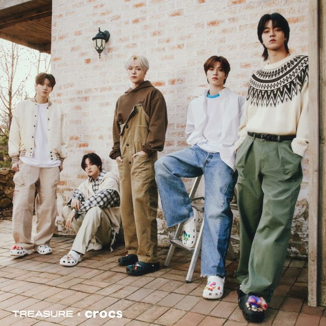 트레저, 크록스 글로벌 앰버서더 발탁…"음악 넘어 개성 넘치는 스타일링"