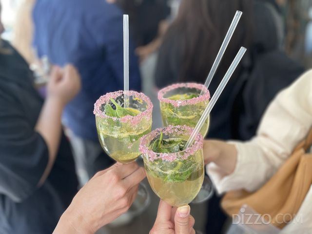 컬러오브괌 성수 팝업에서 맛 볼 수 있는 괌 칵테일(사진촬영=서미영 기자)