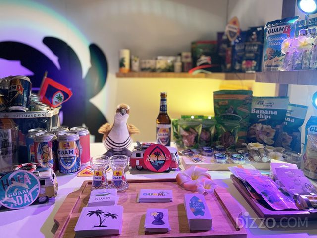 괌정부관광청 '컬러오브괌 성수 ' 팝업 내 '괌 마켓'(사진촬영=서미영 기자)