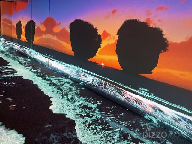 괌정부관광청 '컬러오브괌 성수 ' 팝업 내 '미디어 아트존'(사진촬영=서미영 기자)