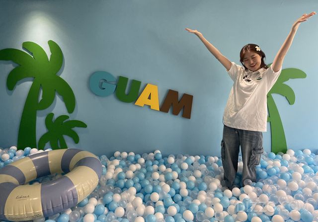 괌정부관광청 '컬러오브괌 성수 ' 팝업스토어 이벤트존(사진촬영=서미영 기자)