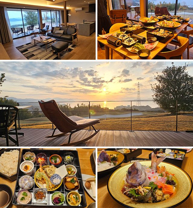 세토우치 골프 리조트 내 빌라에서 누리는 식도락과 힐링 타임