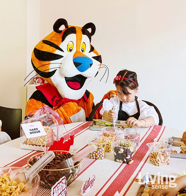 지난 1일 부모와 자녀들을 대상으로 어린이 영양에 대한 뉴트리션 클래스를 진행했다./사진=농심켈로그