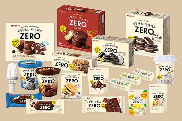 롯데웰푸드 제로(ZERO) 제품 19종 이미지./사진=롯데웰푸드