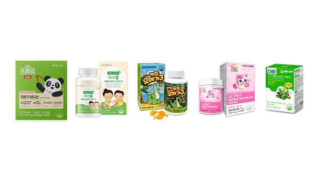알피바이오가 생산하는 어린이 제품 라인업 /이미지 제공=알피바이오