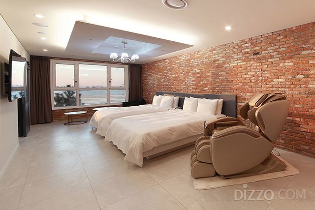 레스티아 인천베이호텔 오션 스위트룸 객실(사진제공=지냄)