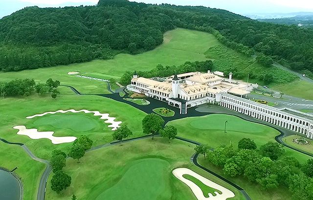 이바라키현 Grand PGM 골프장 세고비아 골프클럽 전경.