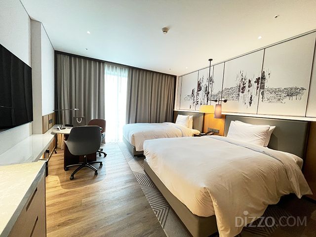 코트야드 메리어트 평택 ‘디럭스 가든 뷰 더블 베드룸’(사진촬영=서미영 기자)