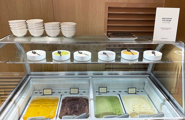 타볼로 24(Tavolo 24)의 저당 아이스크림(사진촬영=서미영 기자)