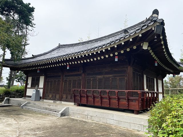 호텔 오너사인 동승그룹 회장의 조상이 살았던 생가를 그대로 보존한 '고덕헌(高德軒)'(사진촬영=서미영 기자)