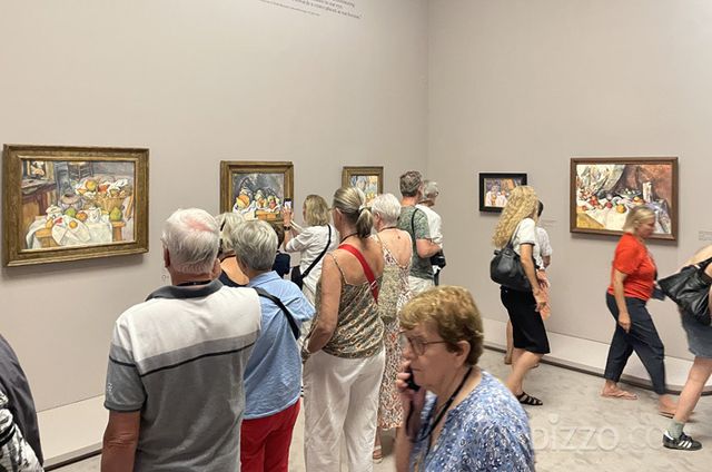 그라네 미술관 내 '세잔, 자스 드 부팡에서(Cézanne au Jas de Bouffan)' 전시 현장(사진촬영=서미영 기자)(사진촬영=서미영 기자)