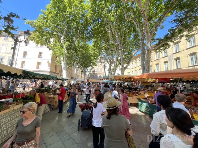프로방스 시장(사진촬영=서미영 기자)