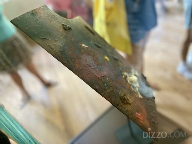 세잔의 마지막 팔레트(사진촬영=서미영 기자)